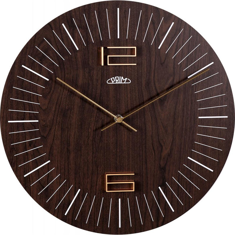 Wood Wall Clock, Brown