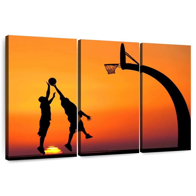 Sireci Basketball Sunset Game, 32" H x 50" W