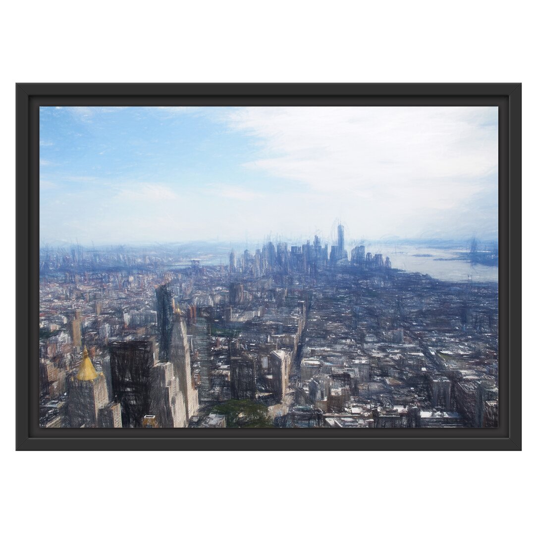 Gerahmtes Wandbild New York City Panorama