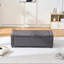Banc rembourré avec rangement rabattable-128936941