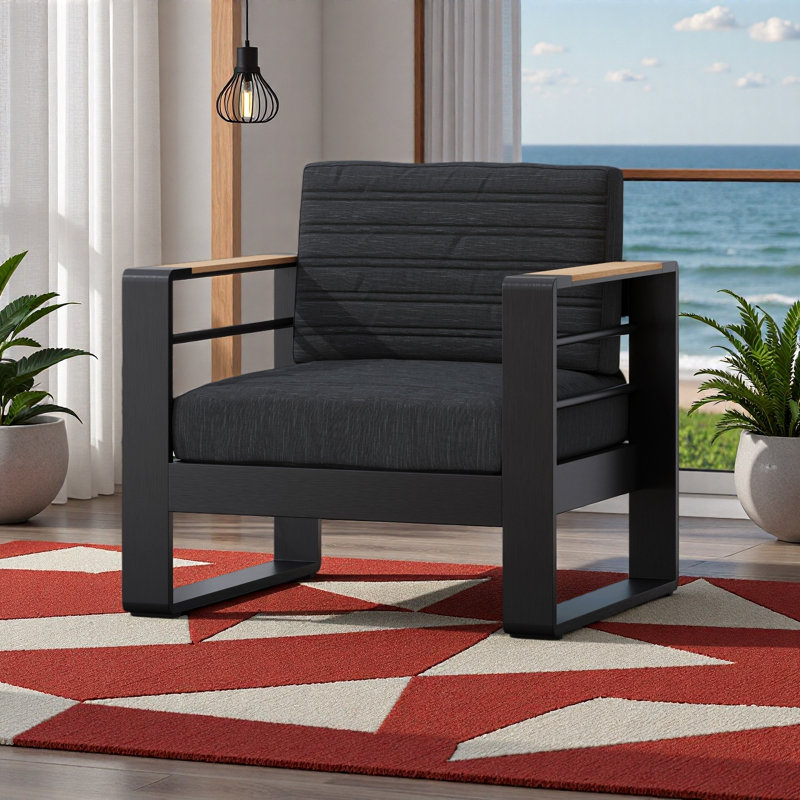 Fauteuil club, Noir