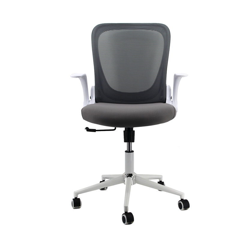 Chaise de bureau à domicile avec accoudoirs rabattables et hauteur réglable