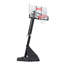 Cerceau de basketball extérieur portable de 54 po de hauteur - But réglable autoportant de 7,5 à 10 pi avec panneau PC incassable et base remplissable pour l'allée, la cour et le jeu des jeunes