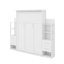 Grand lit escamotable avec tablettes, tiroirs et DEL-1918301967