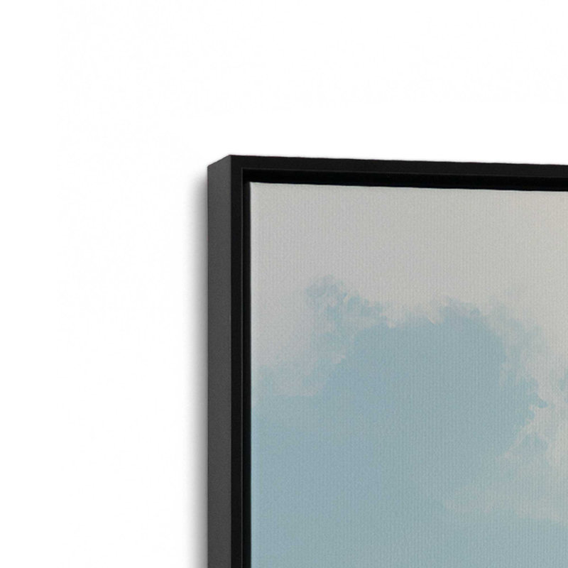 Carousel Dreams In The Sky sur toile, 12.75" H x 18.75" W, Satin Black Floater Framed