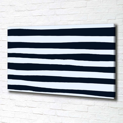 Striped Background - Wrapped Canvas Print