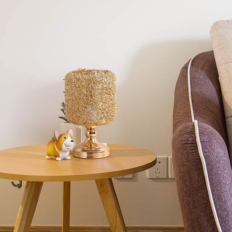 Anabia Metal Table Lamp, Gold