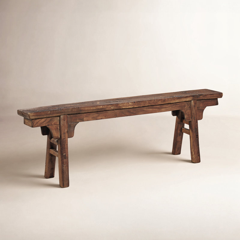 Peasant Solid Wood Dining Bench