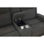 Causeuse inclinable rembourrée anthracite foncé-2033965880