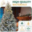 Arbre de Noël artificiel enneigé 7 pi