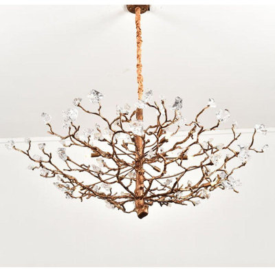 Kushamvir 12 - Light Geometric Chandelier