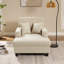 Chaise longue rembourrée en tissu 39,76 po-1990492647