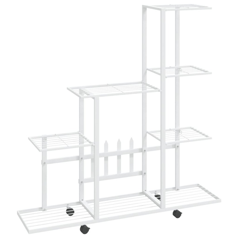 Patchett Plant Stand, White, 92.5cm H x 94.5cm W x 25cm D