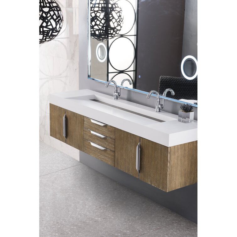 James Martin Vanities Mercer Island 72.5'' Double Bathroom Vanity with  Solid Surface Top & Reviews - Wayfair Canada