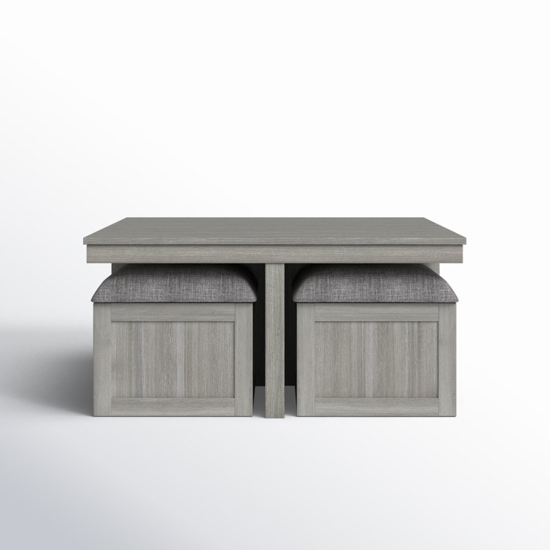 Jolliff Square Solid Wood Coffee Table