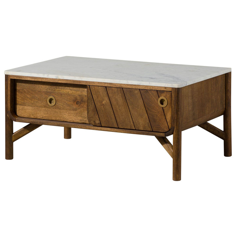 LOS ANGELES Coffee Table with Storage, Highgloss Sand Grey
