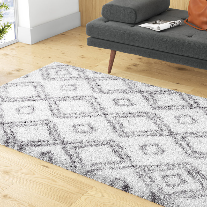 Geometric Area Rug, Runner 76 x 305cm