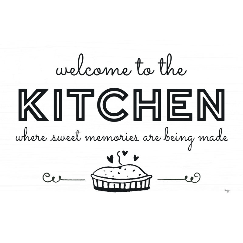 «Ignatuis Welcome To The Kitchen» - impression, H 12 po x l 18 po