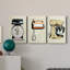 Retro Kitchen Appliance II - Ensemble de 3 peintures sur toile tendue-1030755701