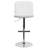 Winnols Contemporary Vinyl Adjustable Height Barstool with Square Tufted Back-20237650