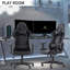 Fauteuil inclinable et ergonomique inclinable en similicuir