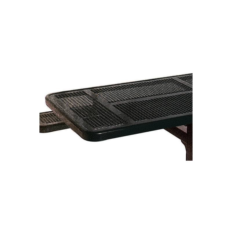 Table de pique-nique Laurie, Black/Black, 6 pi