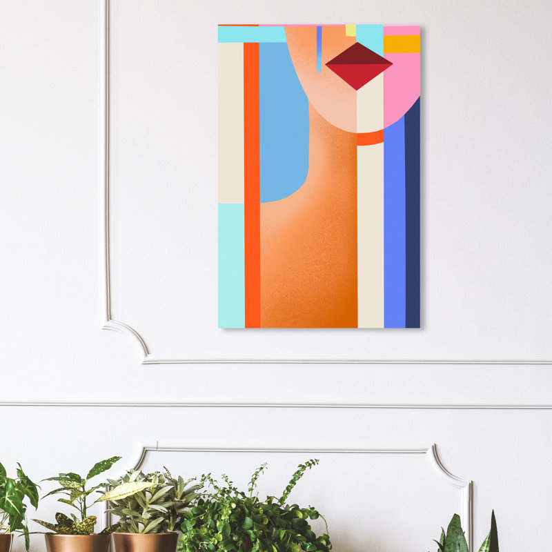 Abstract Shaped Lady III Print, Wrapped Canvas, 54" H x 36" W