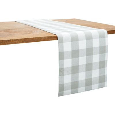 Sardinia Gingham Check Table Runner