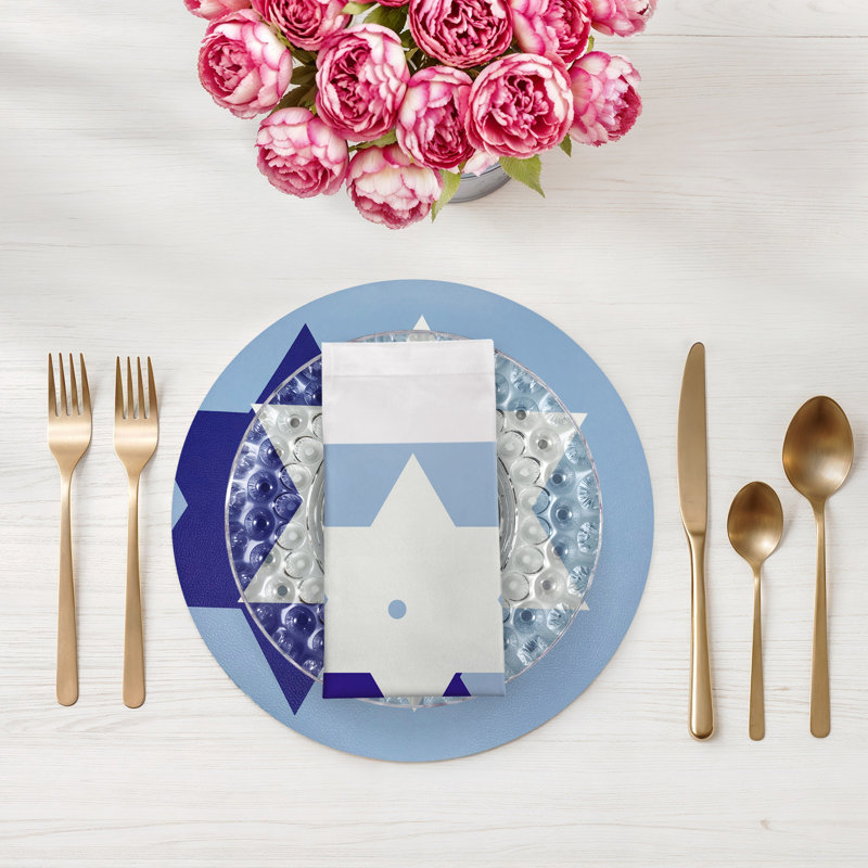 Star Of David Cotton Sateen Dinner Napkins