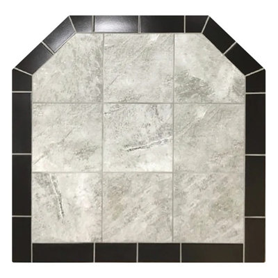 Flat Wall Hearth Pad - Winter Shadow