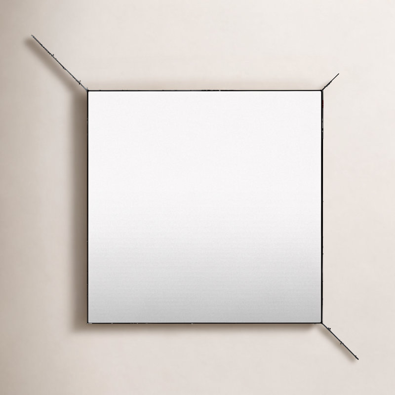 Mirror Flat Wall Mirror, 30" x 30"