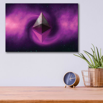 Cosmic Crypto Ethereum', Acrylic Glass Wall Art