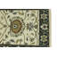 Tapis de couloir crème en laine noué à la main 2 pi 6 po x 13 pi 10 po Floral