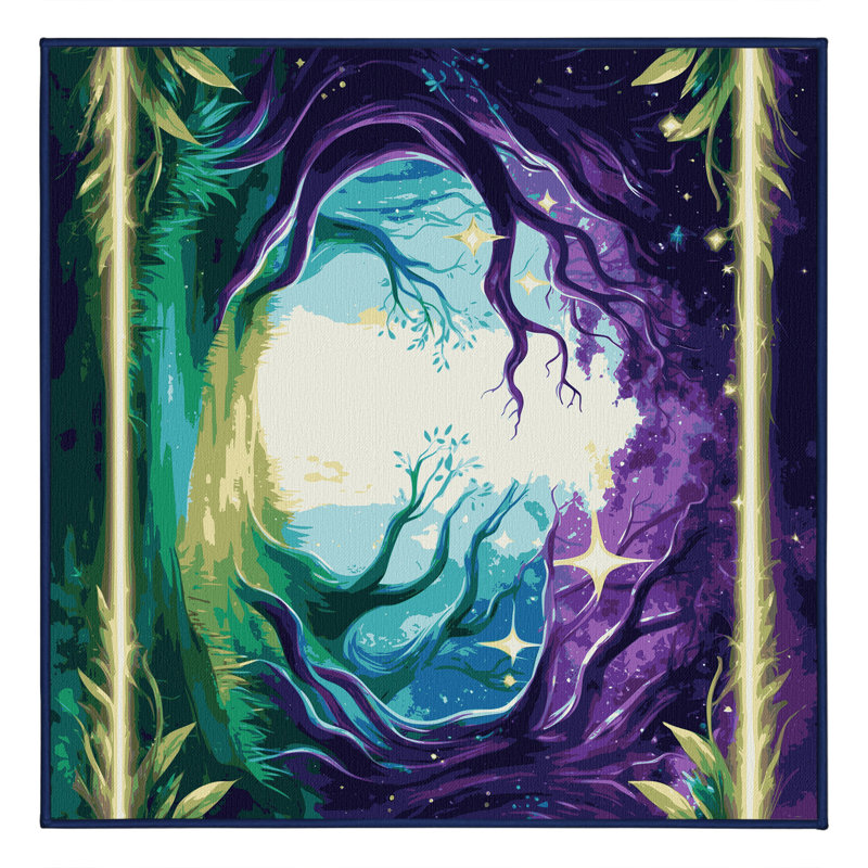 Hidden Haven Rug, Square 4'