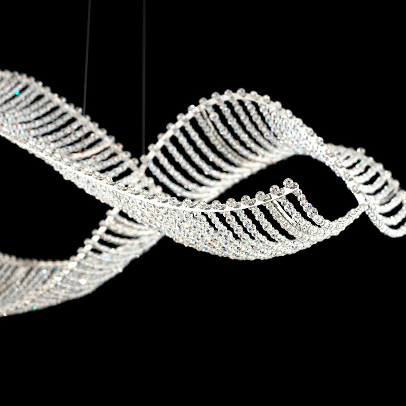 Alon 6 - Light LED Geometric Chandelier, 3000K