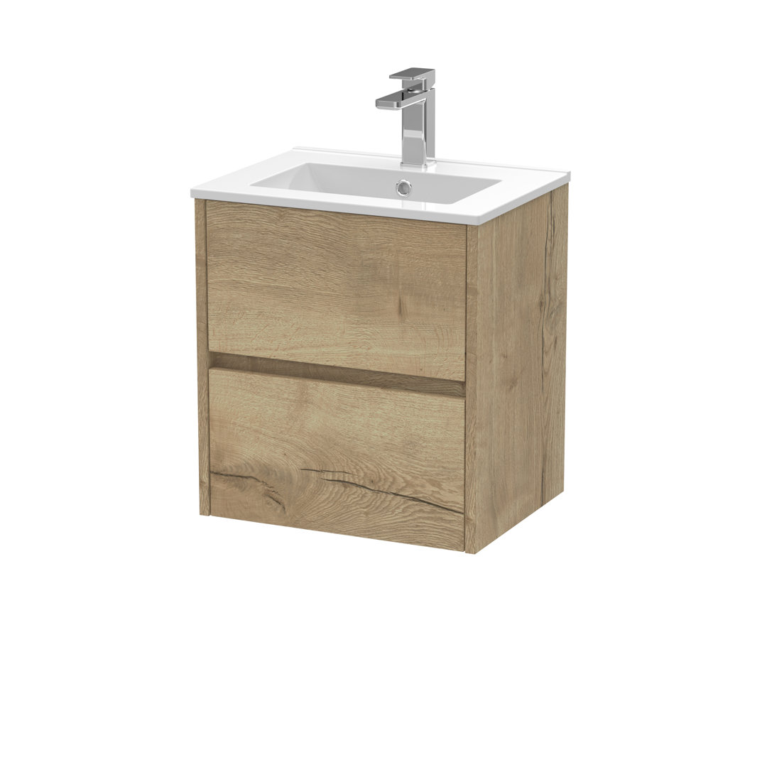 Havana 500mm Single Bathroom Vanity with Drop In Vitreous China Basin