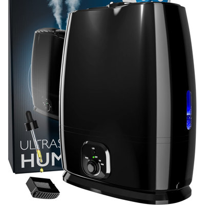 CG INTERNATIONAL TRADING 1.58 Gallons Cool Mist Ultrasonic Whole House Humidifier with Adjustable Humidistat for 500 Cubic Feet