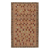 Burano One-of-a-Kind 3'8X6'7 Hand Knotted Area Rug