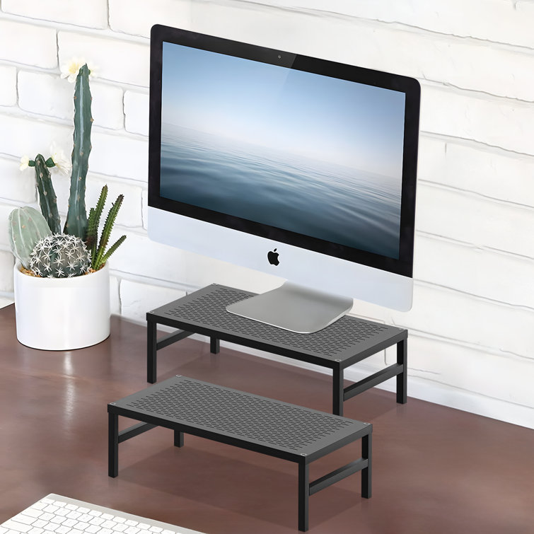 Westlee Metal Monitor Stand Ergonomic Desktop Stand