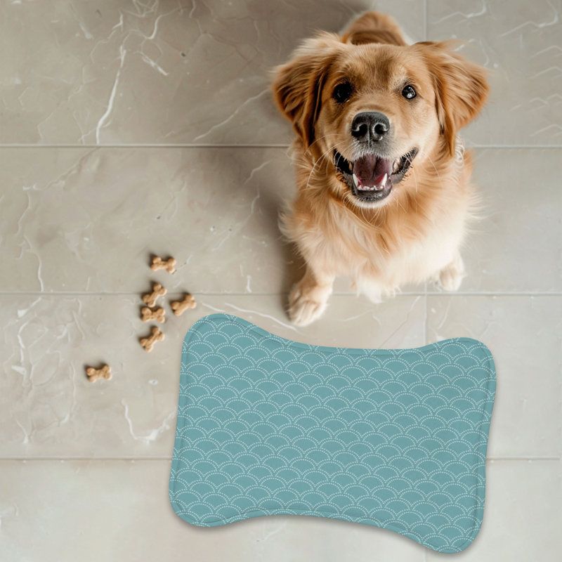 Retro Appeal - 1 Piece Bone Shape Feeding Mat