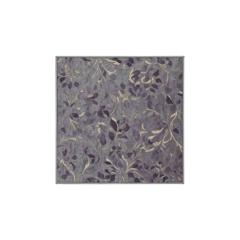 Tapis rose soyeux et moelleux, Carré 4 pi