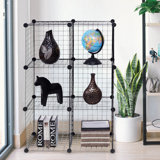 DIY 12 Cube Grid Wire Cube Shelves