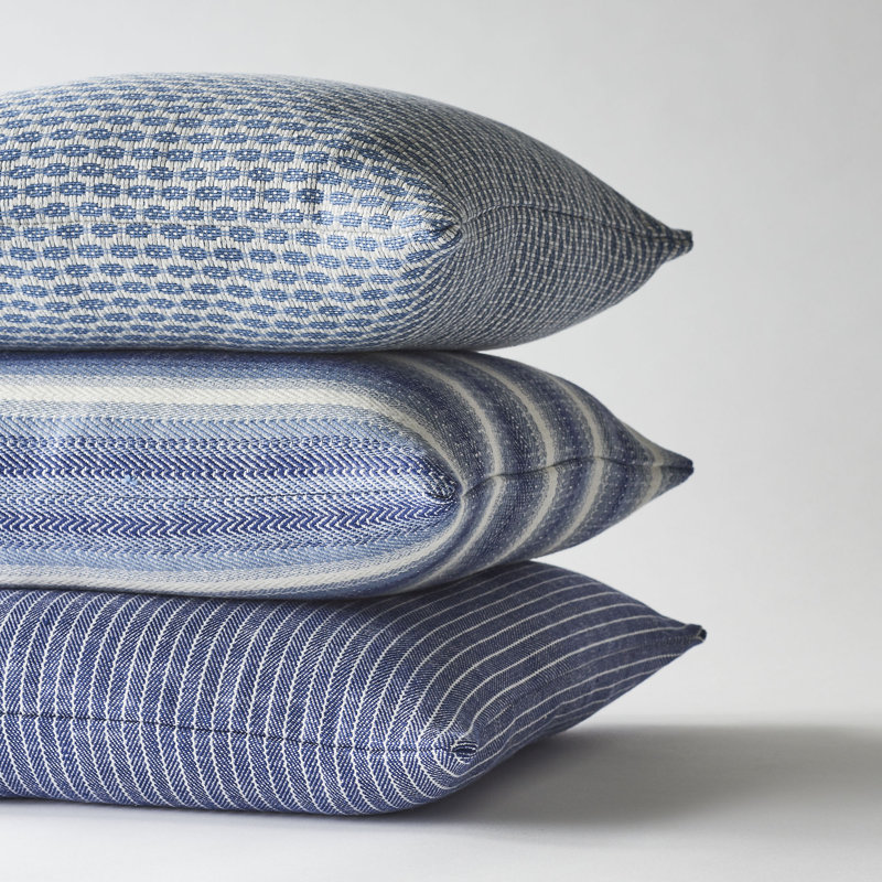 Colada Stripe Indoor/Outdoor Fabric, Blue