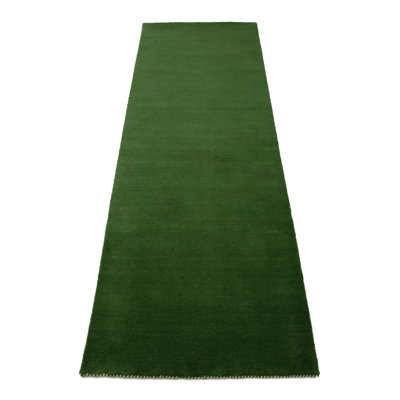 Solid Colour Wool Hand Woven Area Rug