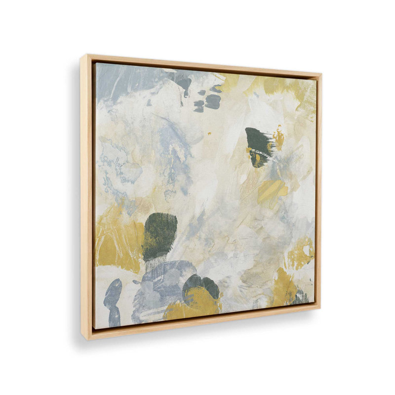 "Texture Collage I" par June Erica Vess, reproduction d'art sur toile, H 12 po x l 12 po, Érable