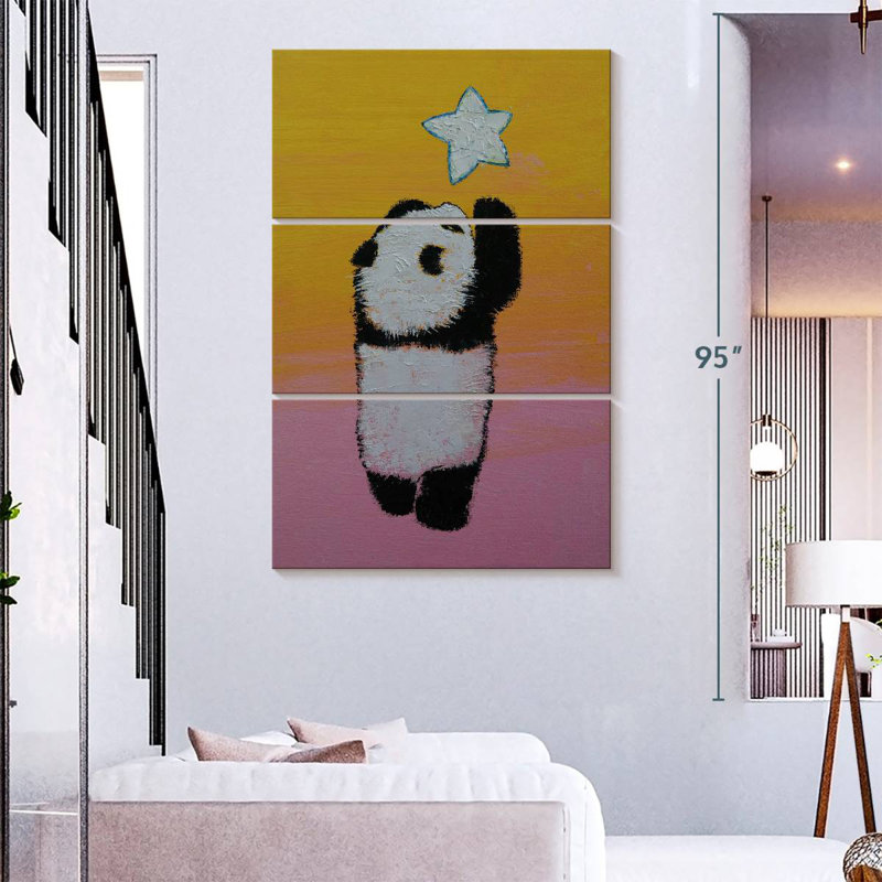 Brampt Panda Star, 38" H x 24" W