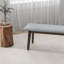 Banc en tissu 47 po Carlos