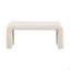 Banc Boucle crème l 42 po