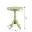 Table d'appoint avec base en bois
