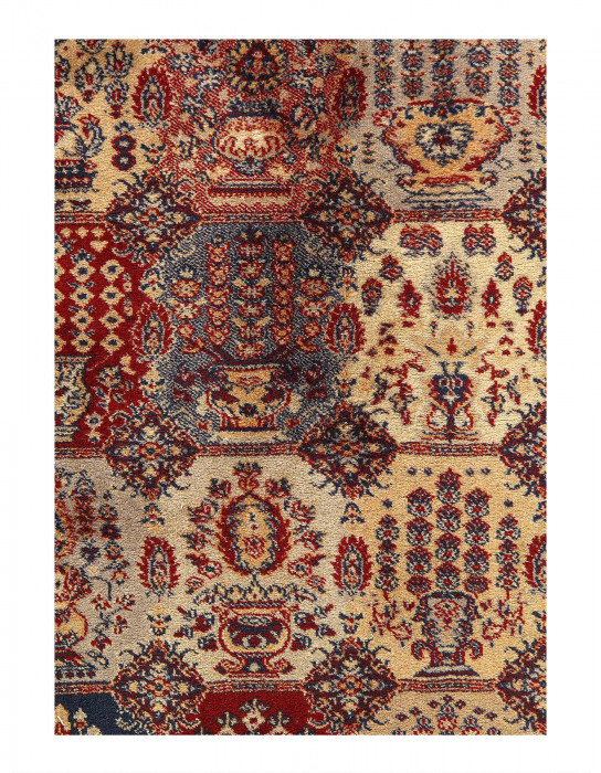 Fine Modern Machine made Kerman design 4'1"x5'7"